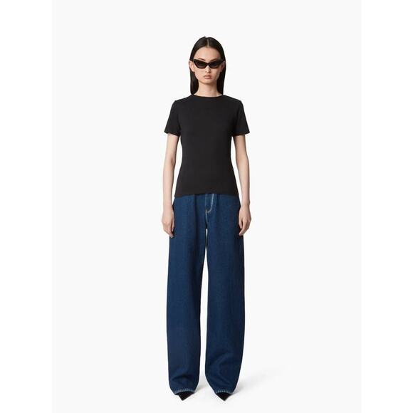 Nina Ricci Denim Boyfriend Jeans in Bleu Fonce FR 36 S - Picture 1 of 5